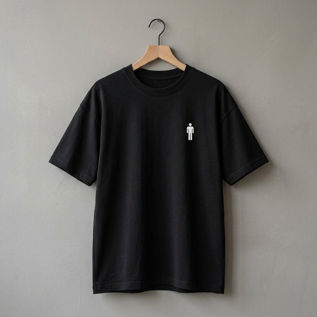 The Pure Series Heavy Cotton T-Shirt (Black)